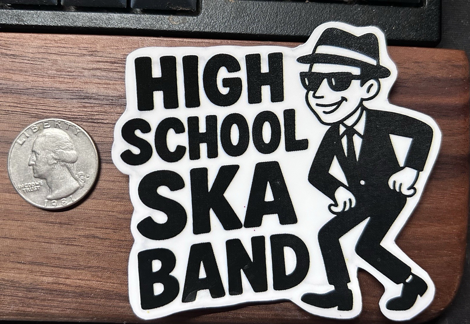 High School Ska Band – Glossy Vinyl Sticker