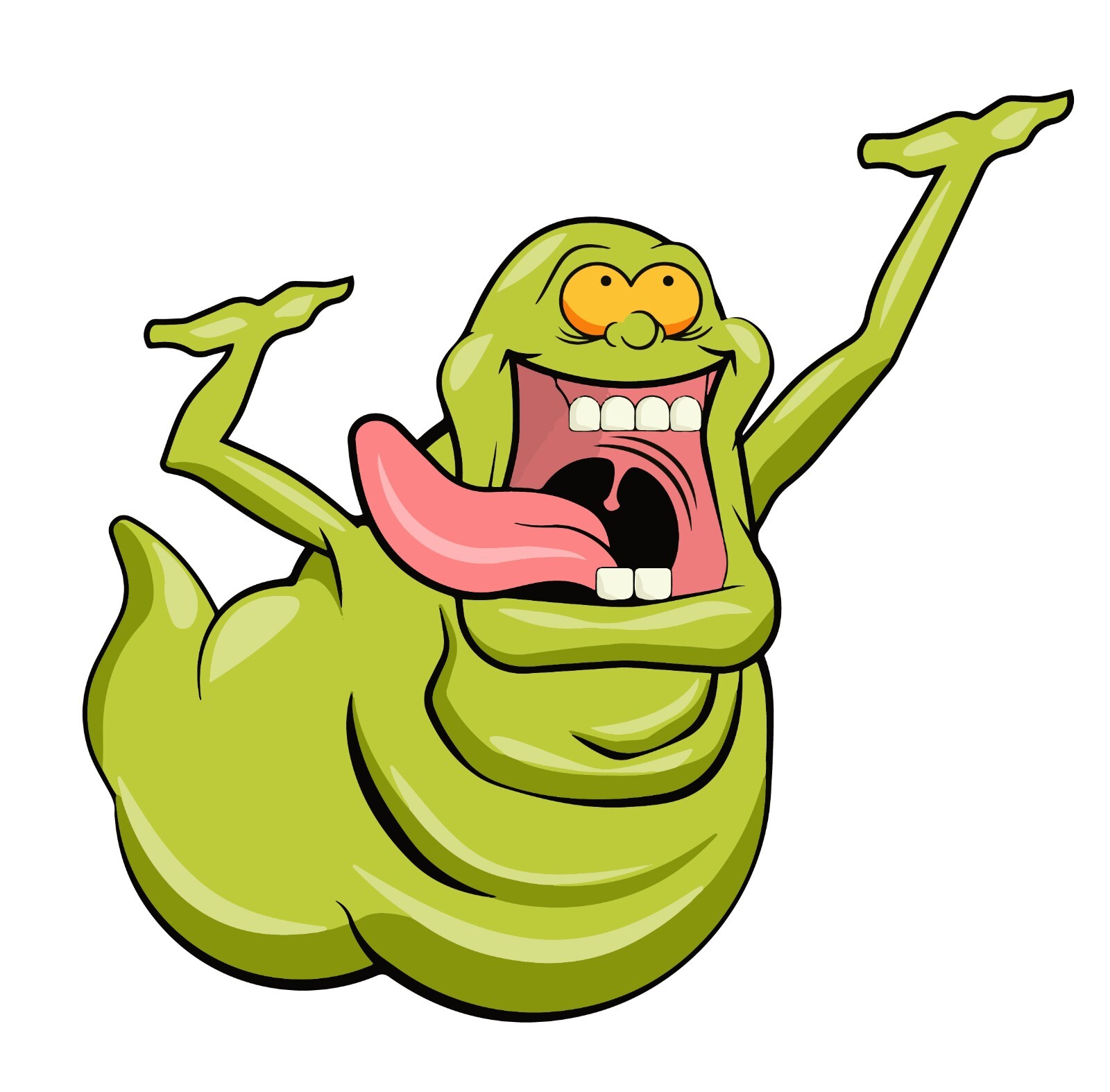 SLIMER GHOSTBUSTERS R VINYL 3M USA MADE DECAL STICKER TRUCK WINDOW BUMPER CAR