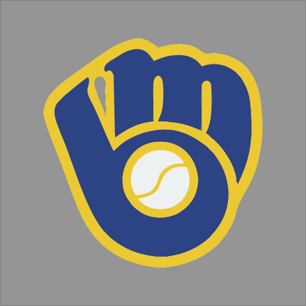 Milwaukee Brewers #5 MLB Team Pro Sports Vinyl Sticker Decal Car Window Wall