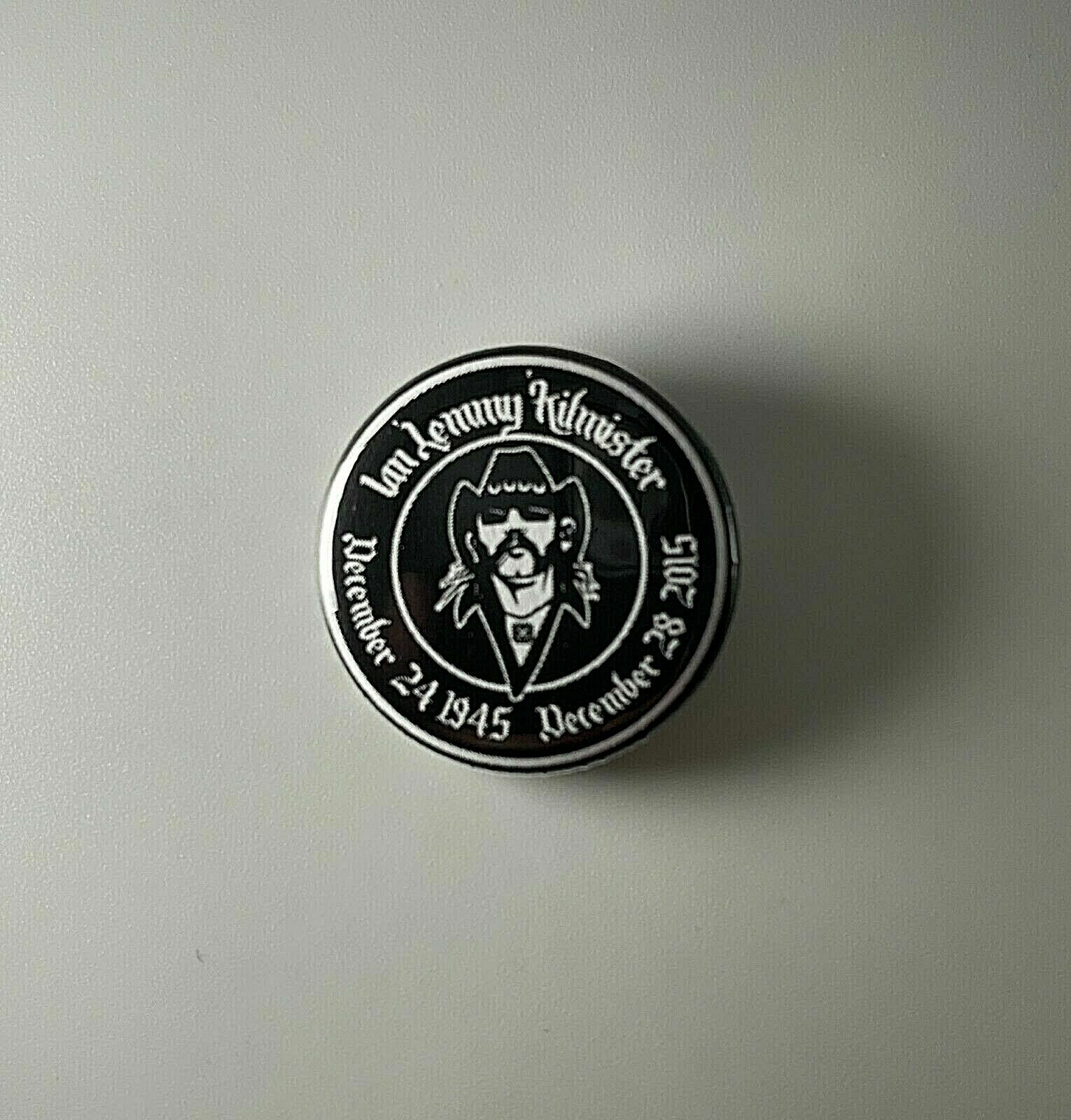 Motorhead Lemmy Memorial 1.25″ Button M002B125Pin Badge