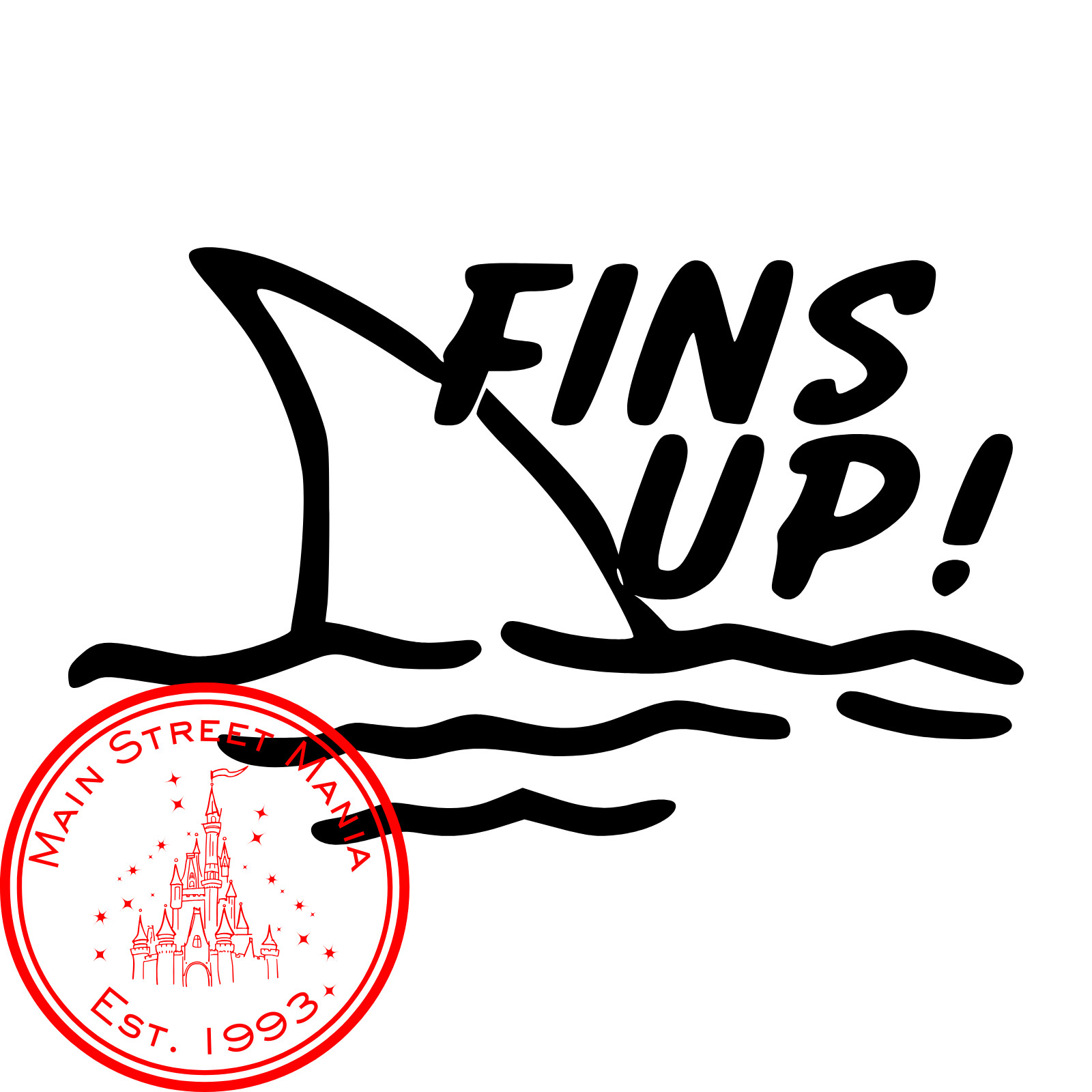 Fins Up Sticker Decal Jimmy Buffet Margaritaville Inspired