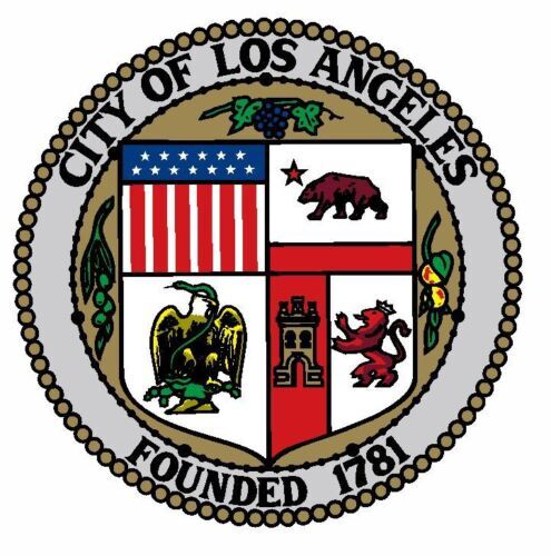 Seal of Los Angeles Sticker Decal R644