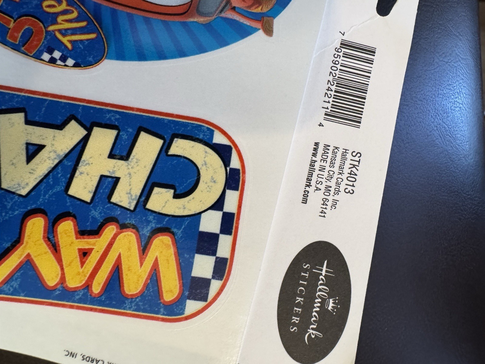 Hallmark Stickers Disney Pixar Cars MOVEABLE DECORATIONS NEW Tow Mater