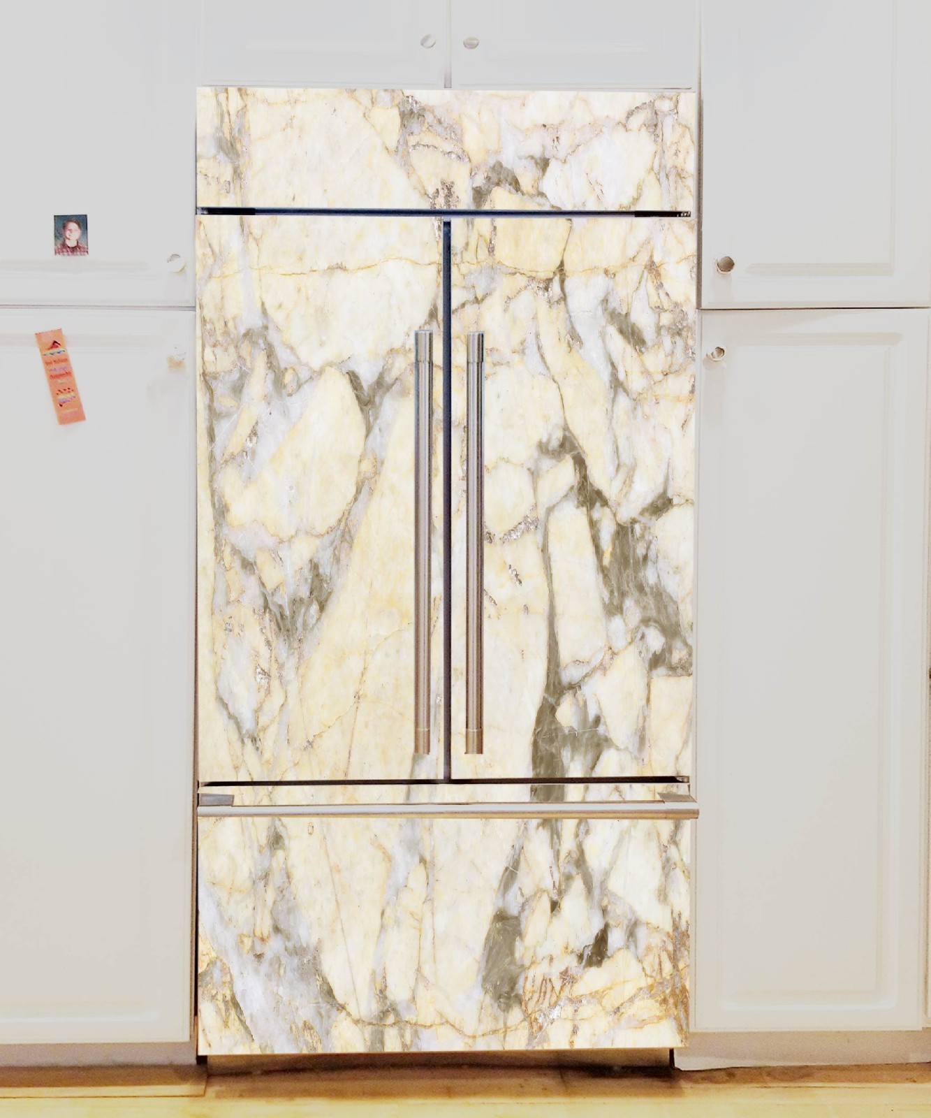 Matte Refrigerator Vinyl Wrap Waterproof Cover