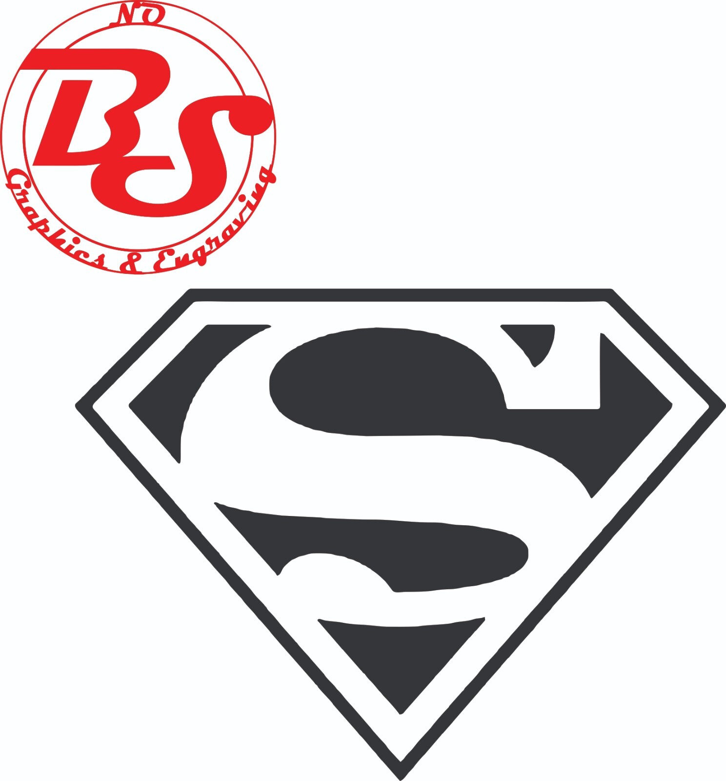 2-8″ Superman Vinyl Decal Batman Cat woman Penguin WW Hero Window Sticker noBS