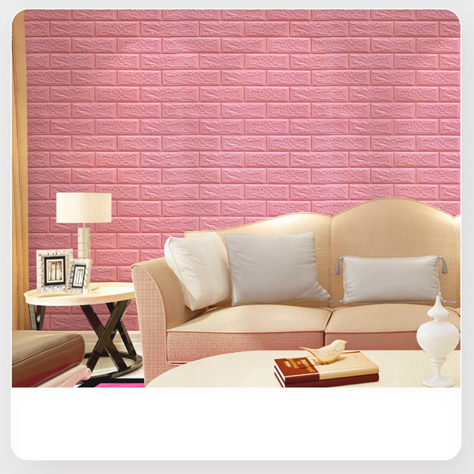 30Pcs Self-Adhesive 3D Brick Sticker DIY Foam Room Kitchen Roof Ceiling8343