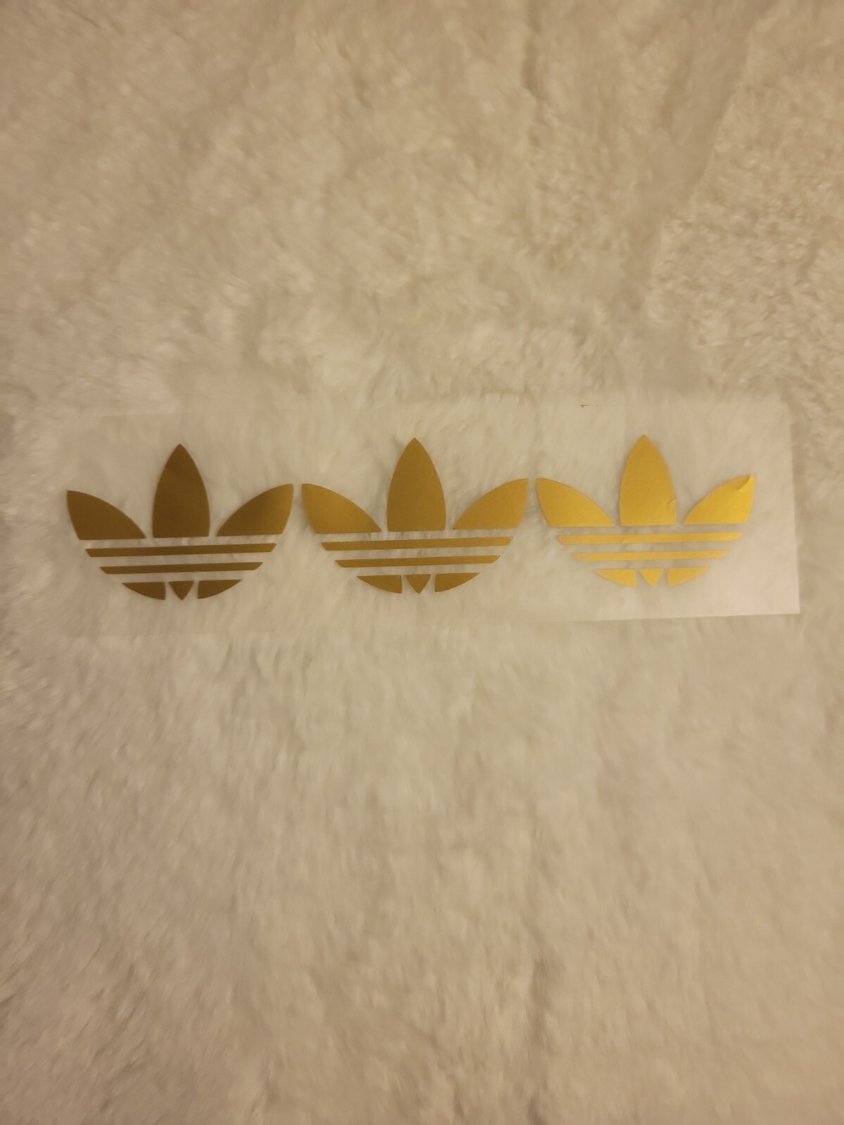 Adidas WITHOUT WORDS Logo Iron-On Decal / FREE SHIPPING with in the US