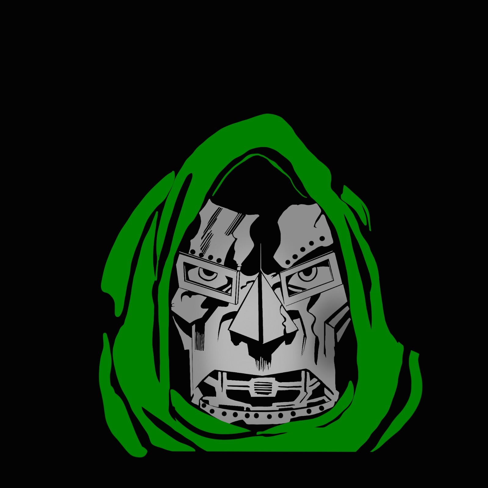 Doctor Doom Comicbook Vinyl Decal Sticker