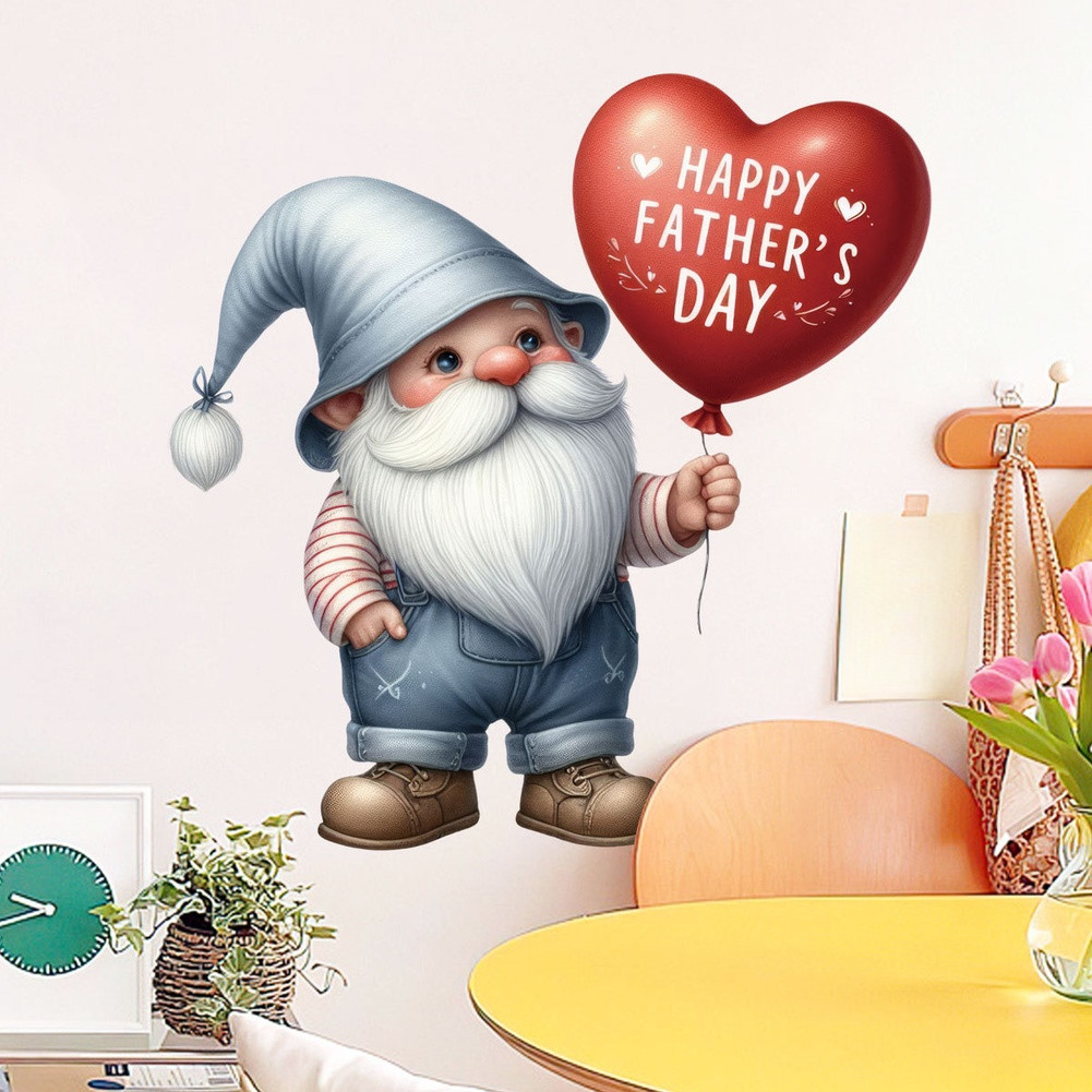 30x30cm Red Heart Wall Sticker PVC Material for Glass Mirror and Wall Use