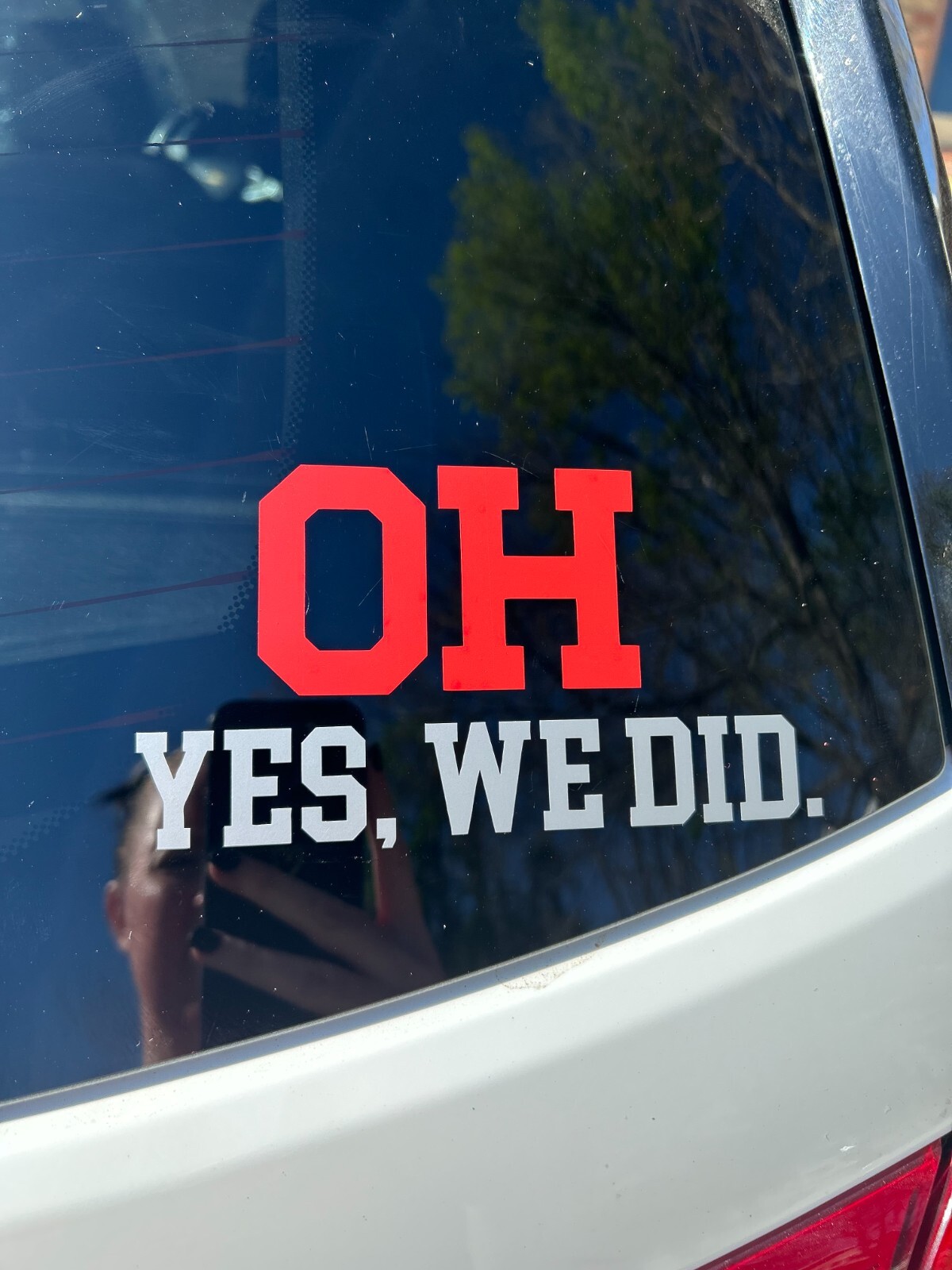 Ohio State University «OH Yes, We Did.» Vinyl 5″ by 4″ Decal Sticker Go Bucks!