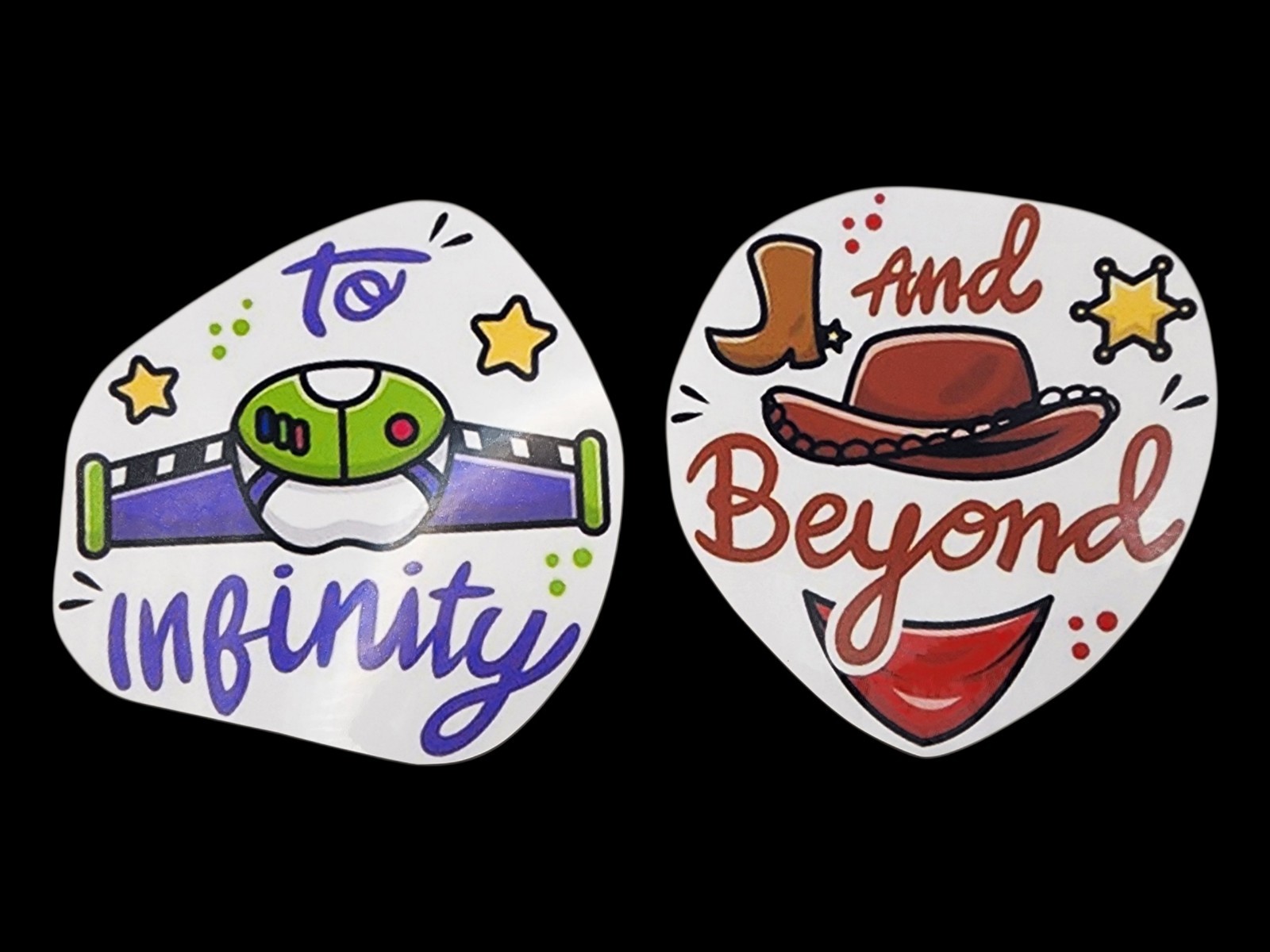 Toy Story Buzz Lightyear Woody Inspired Waterproof Car Decal Vinyl Sticker