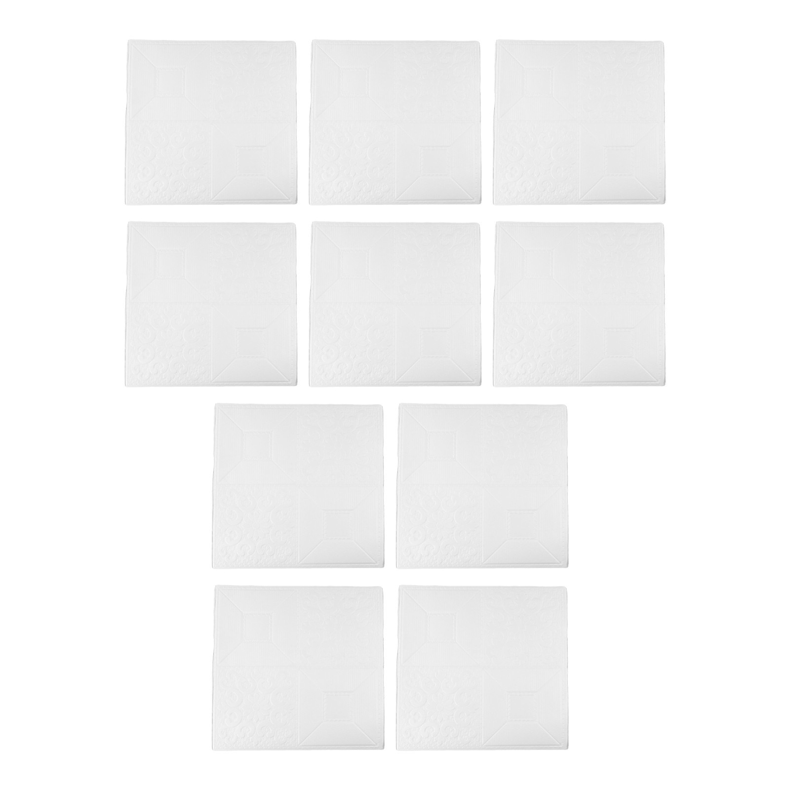 3D Self-Adhesive Tile Stone Brick Wall Sticker Soft Foam Panels Home Decor X10