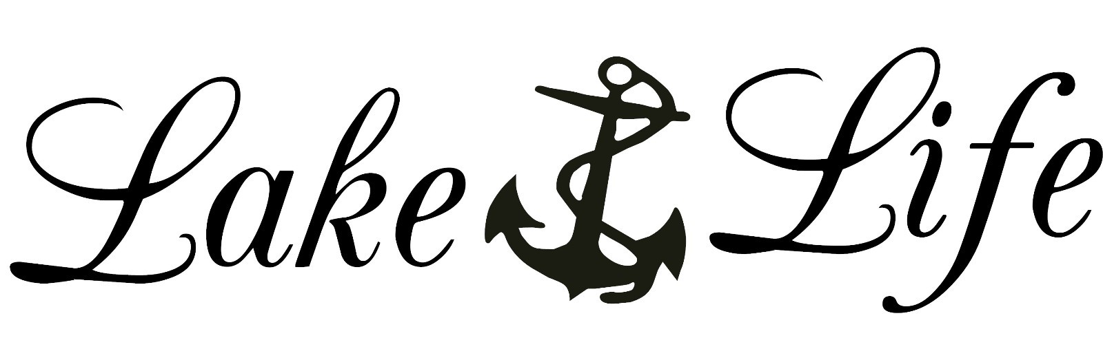 Lake Life Anchor Window Wall Art Car Truck Boat Trailer Fishing Beach Home Decal