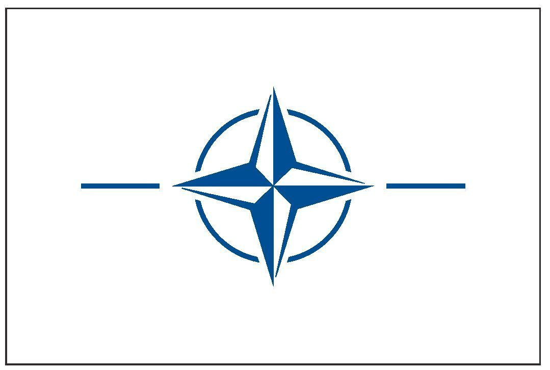 Nato International Flag Sticker Decal F332
