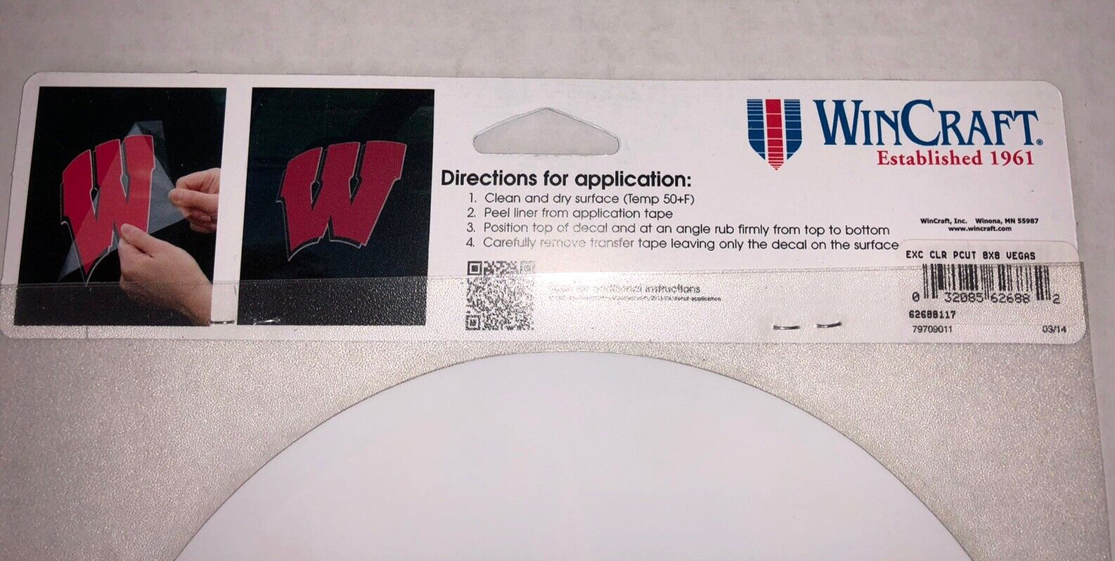 Lot of 2 Perfect Cut Decals Las Vegas Nevada By Wincraft For Car Home Window Etc