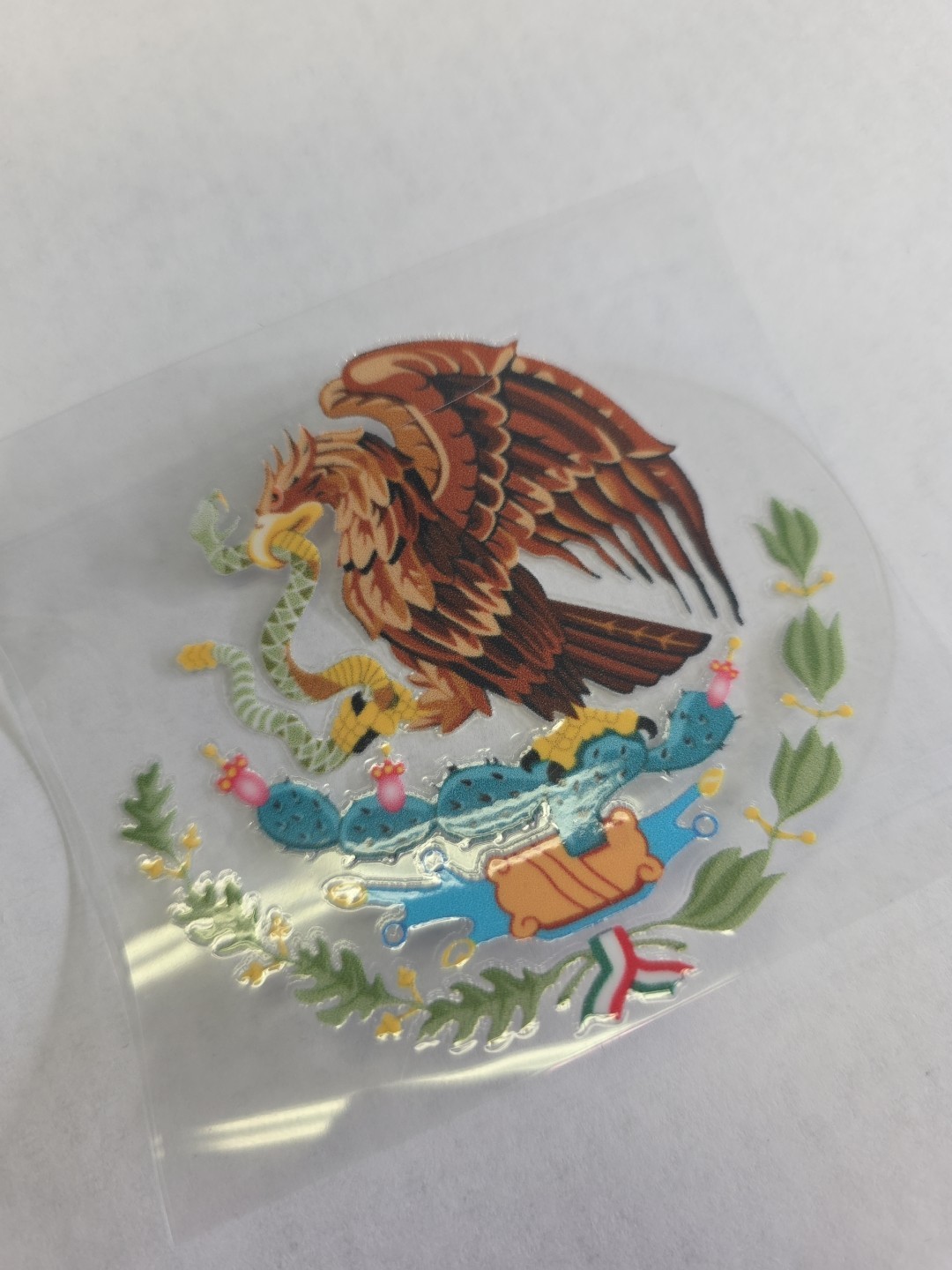 Mexican Coat Of Arms UVDTF Decal Made In USA Waterproof 3in X 3 In