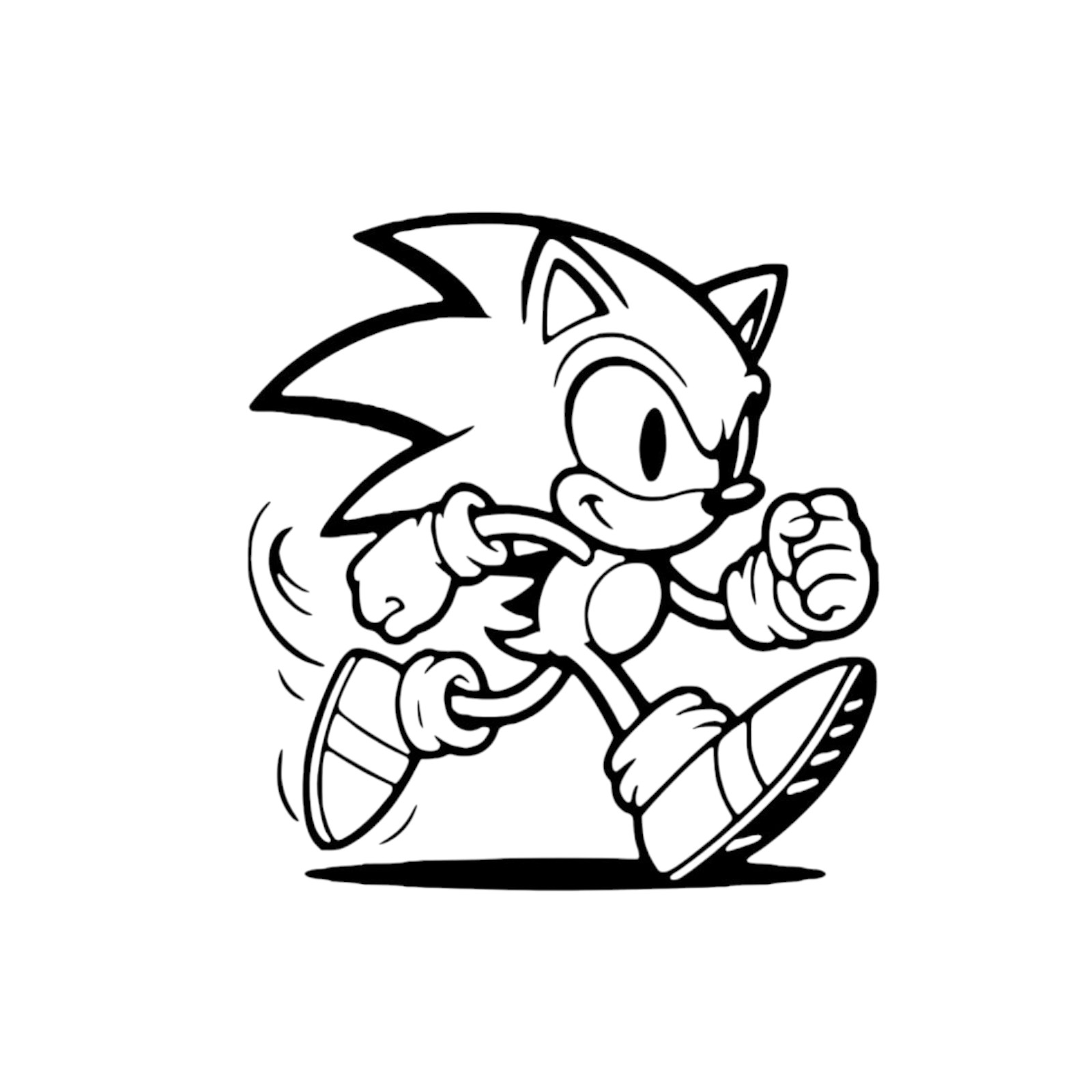 Sonic Vinyl Decal Sticker -Multiple Colors & Sizes- SHIPS FREE!