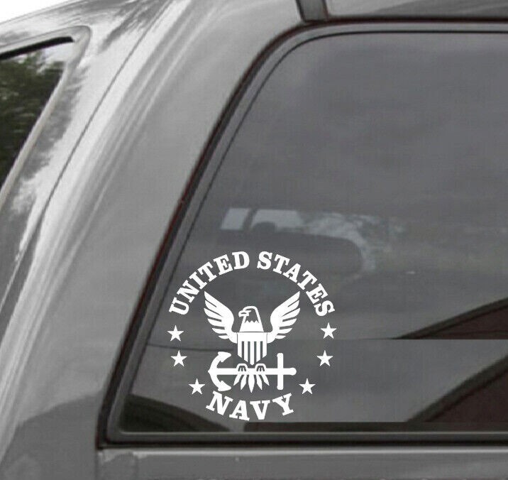 UNITED STATES NAVY Military Star Vinyl Decal Stickers U.S. NAVY