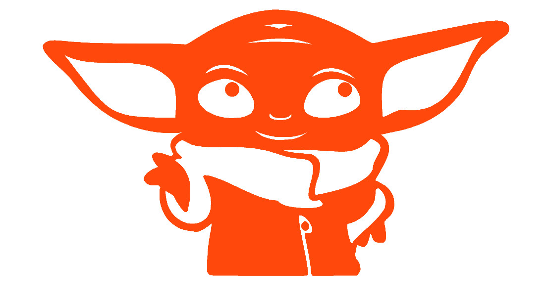 BABY YODA, GROGU, FULL, THE CHILD Decal Stickers for Cars, Window, Laptops,