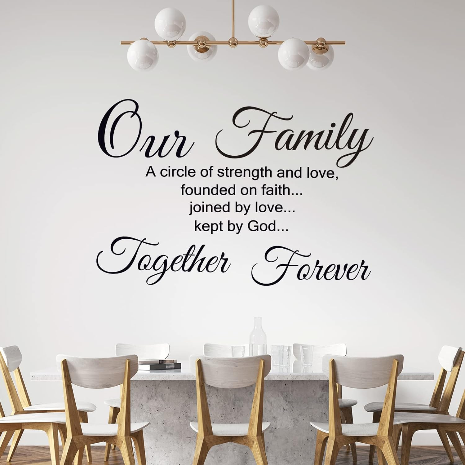 Family Quotes Wall Decals This is Us Decor Vinyl Stickers for Black