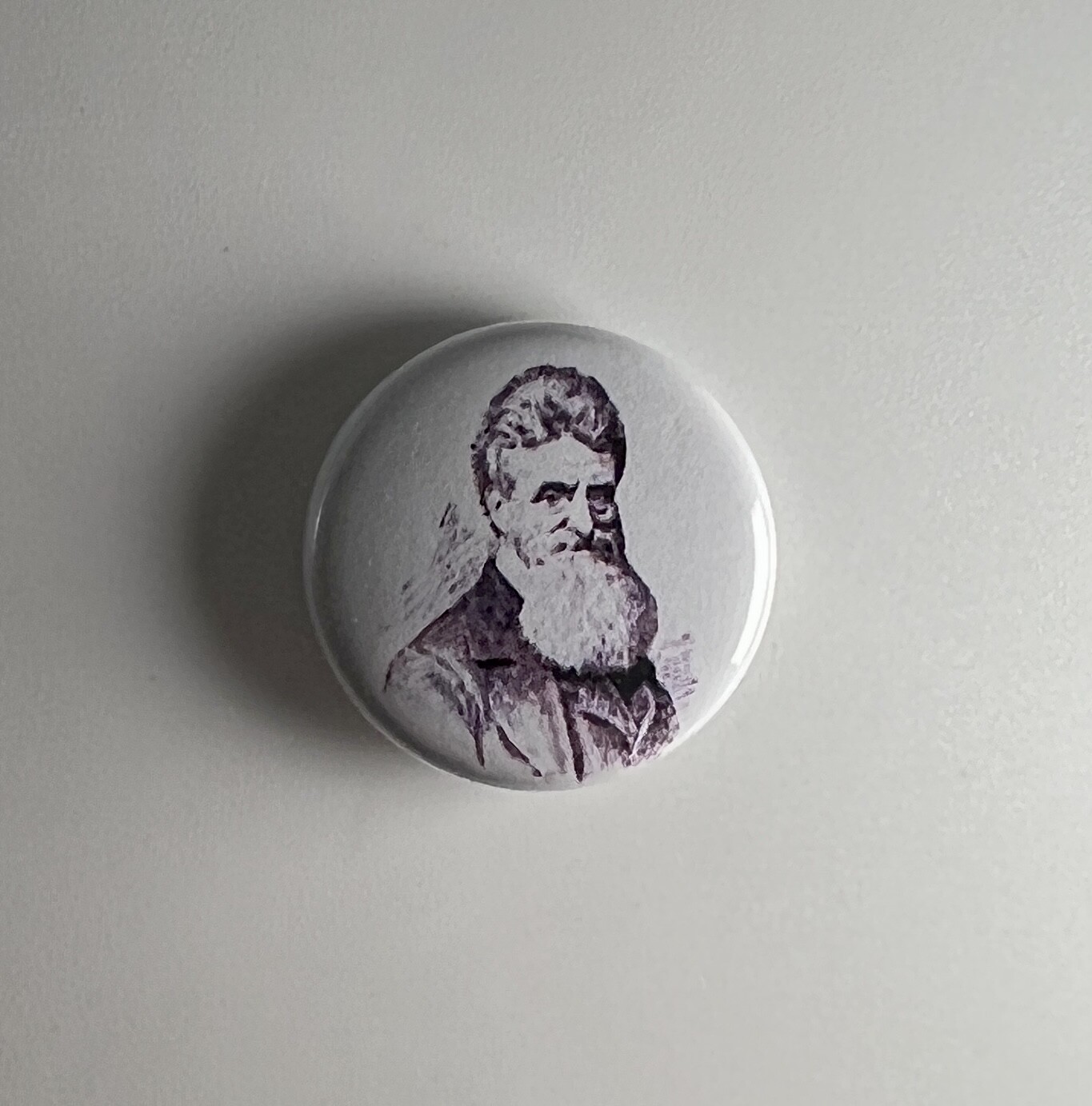 John Brown Abolitionist 1″ Button J010B Badge Pin