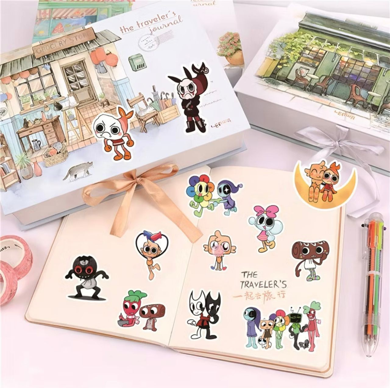 100PCS Dandy’s World Cartoon Character Stickers DIY Fashion Doodle Decals Laptop