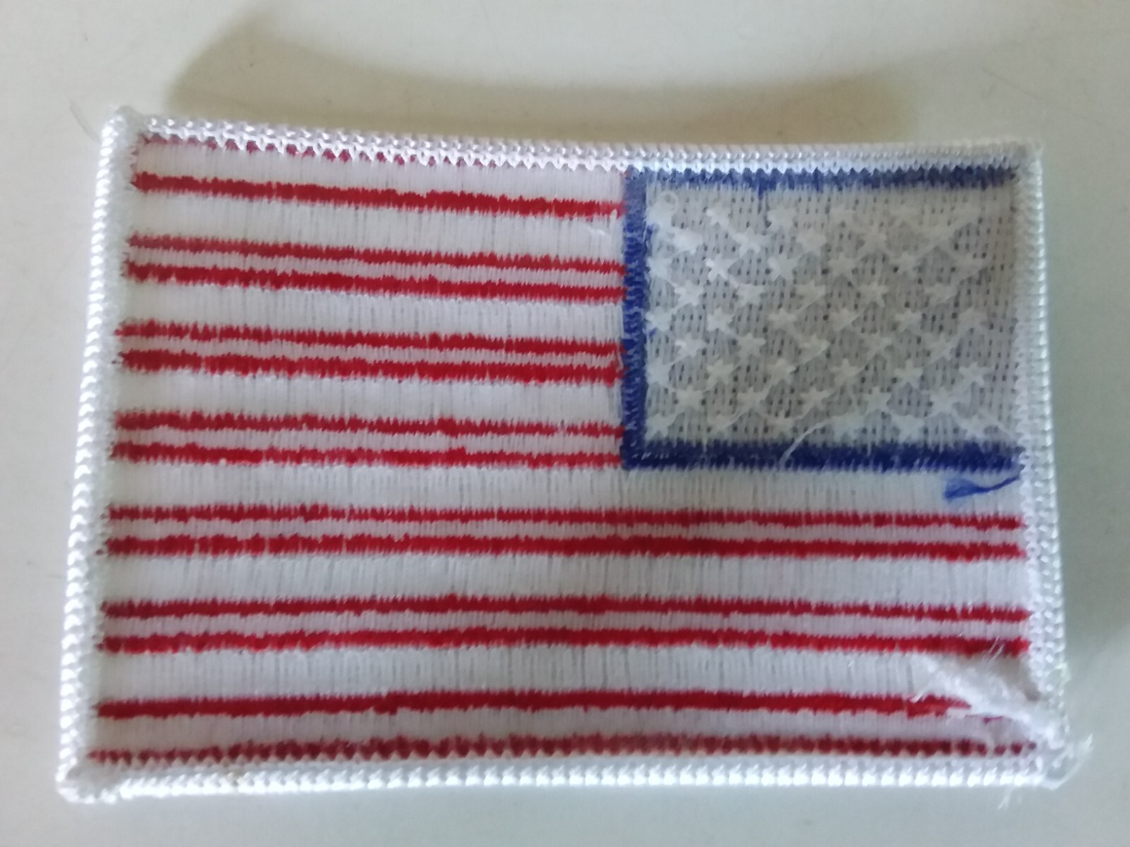 Patriotic Fabric Flag Patches 4th of July 3.5″ x 2 3/8″ Iron-On CELEBRATE