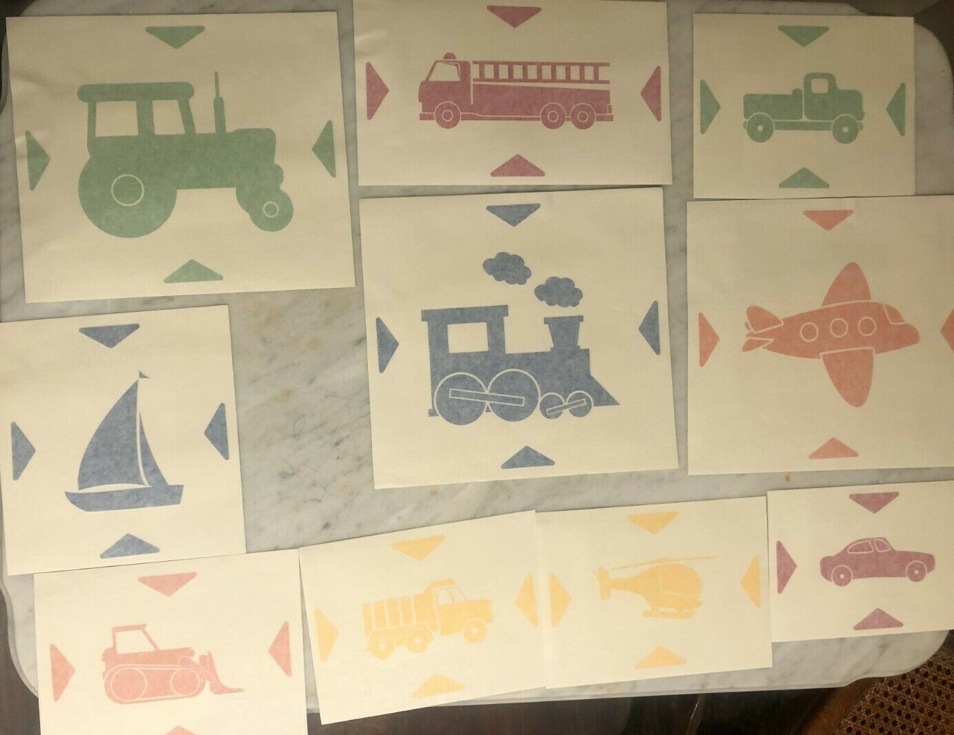 Uppercase Living Transportation Wall Stickers (set of 10)