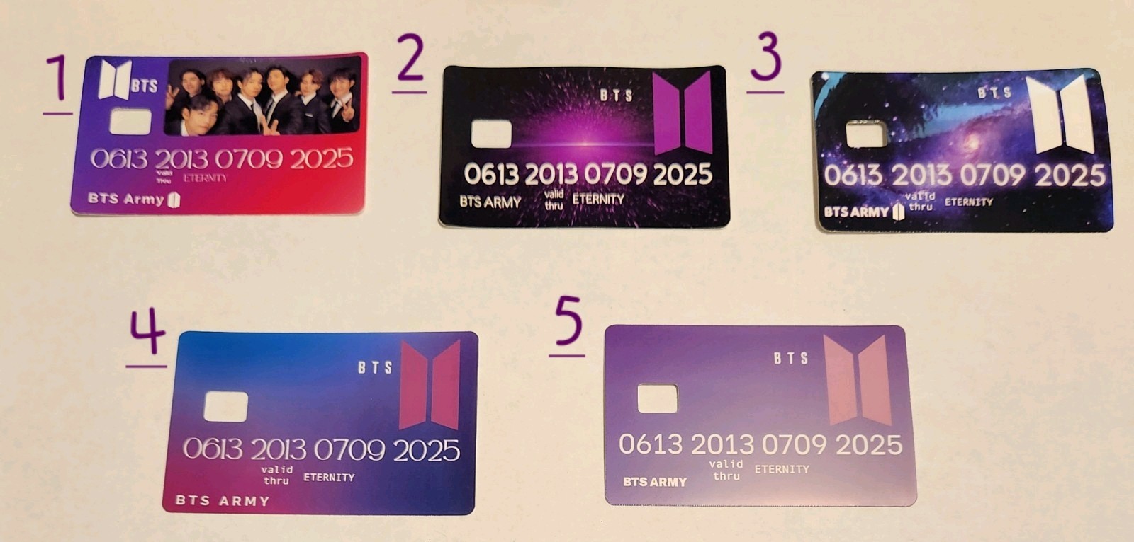 BTS Army card sticker