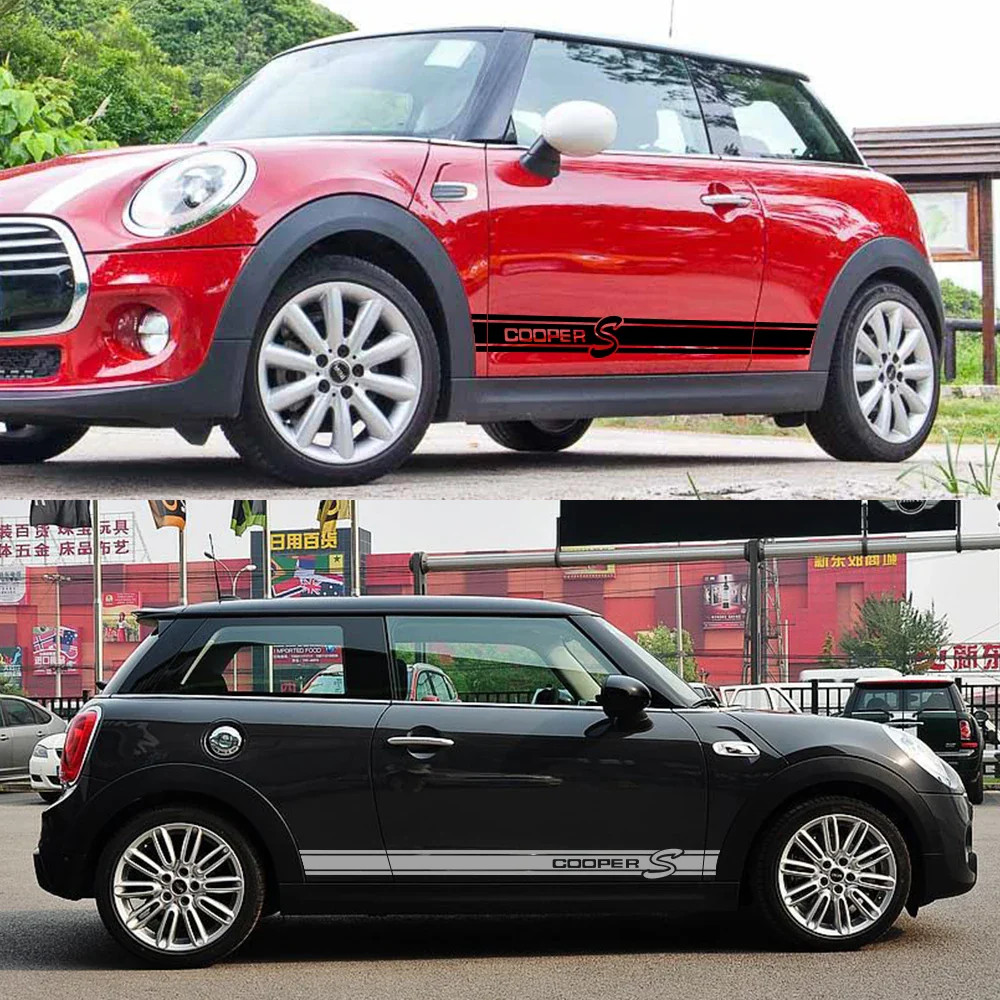 Aftermarket Side Stripe Decals for Mini Cooper (R50, R52, R53, R56, R57, R58, R