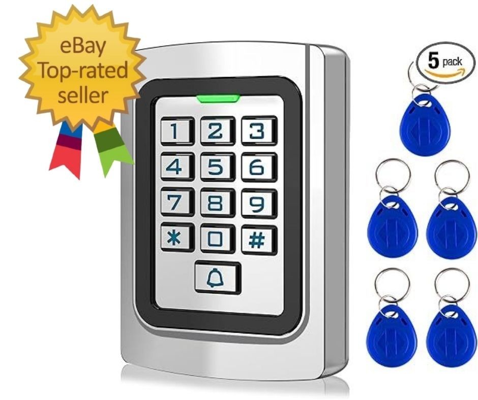 Wired Access Control Keypad Waterproof Keyless Entry System for Garage Door