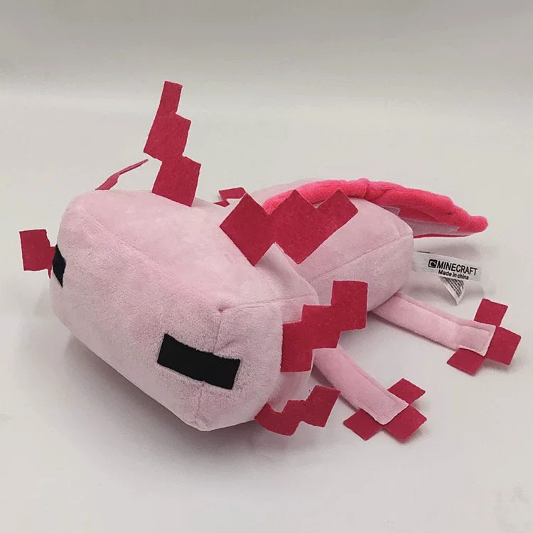 30cm Cute Stand Axolotl Stuffed Animal Plush Toy Pink Axolotl Plushie Pillow Dol
