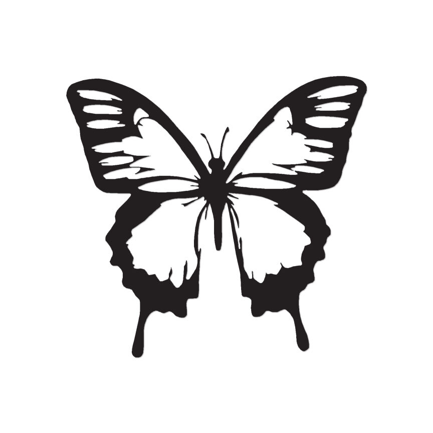 Butterfly Monarch – Vinyl Decal Sticker – Multiple Color & Sizes – ebn130