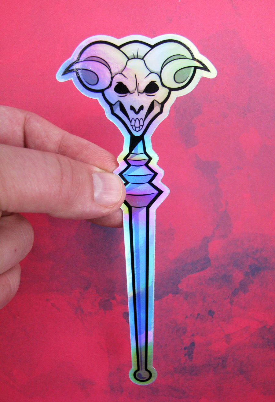 He-Man Sword Skeletor She-Ra Stickers Holographic Masters of the Universe MOTU