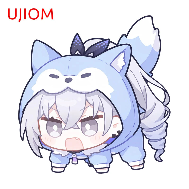 UJIOM Honkai Star Rail Sliver Wolf Wall Sticker Anime Girl Humorous Decals