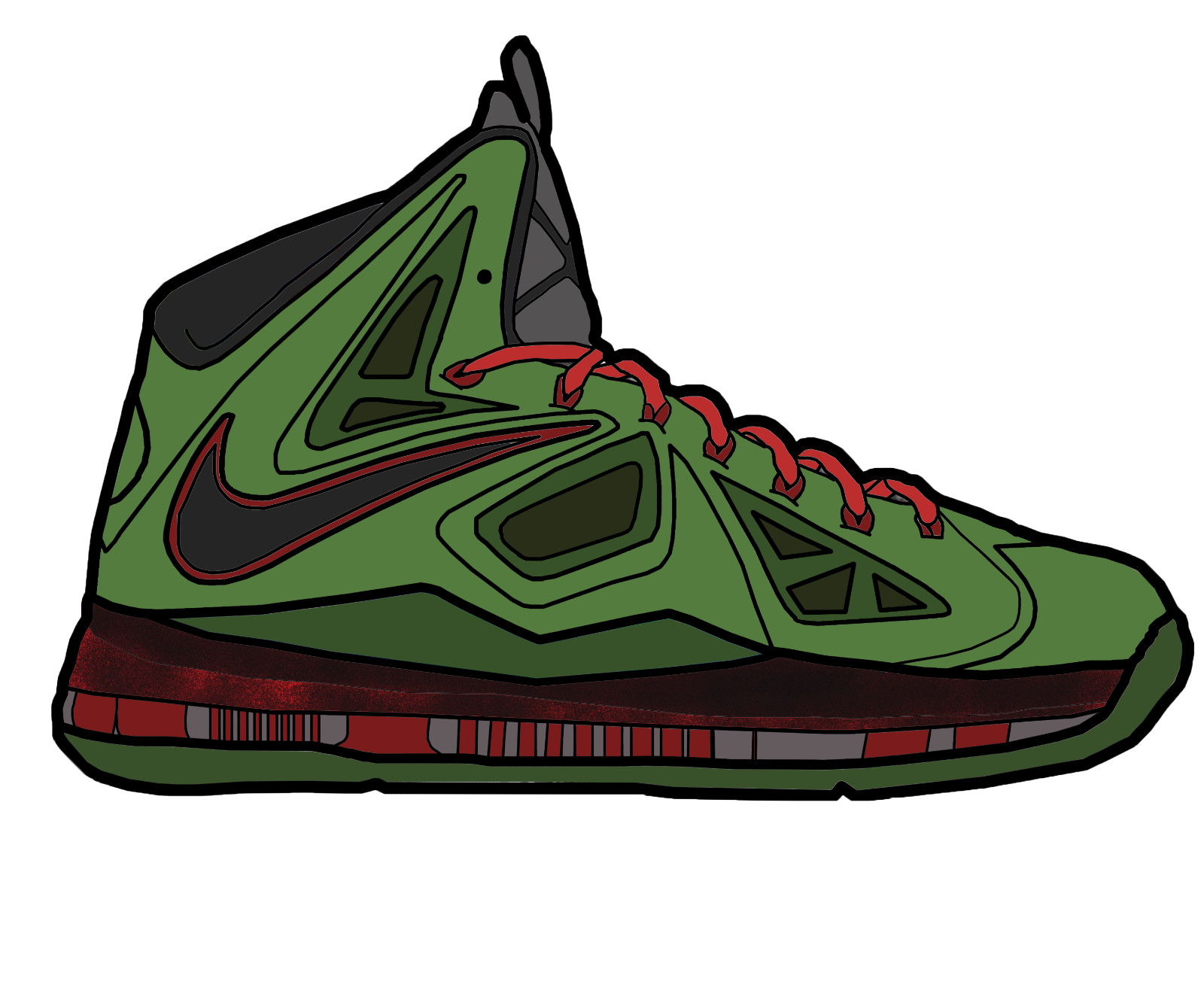 Nike shoe sticker skate cell laptop bumper vinyl decal