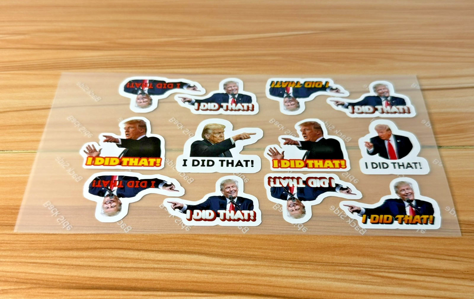 Trump I DID THAT Stickers Mixed 25 Pack Waterproof Political Anti Trump Decals