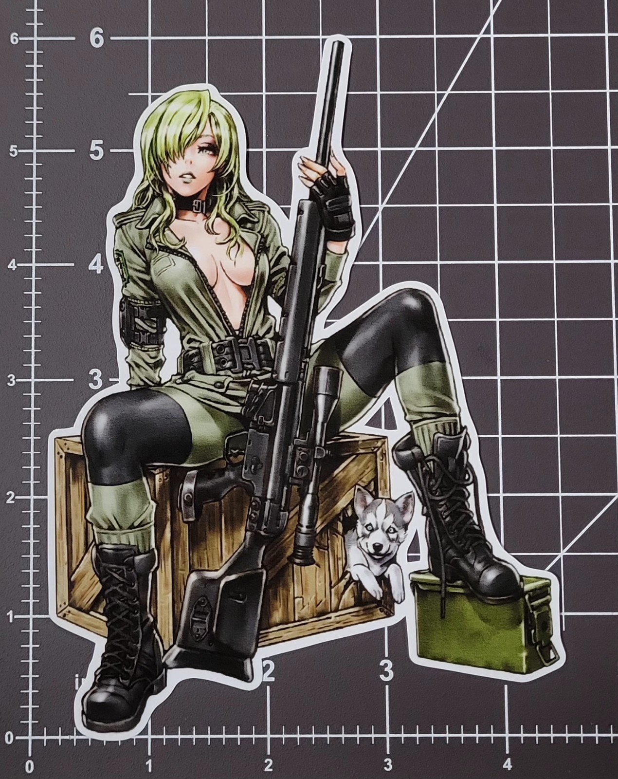 Metal Gear Solid Sniper Wolf V1 Sticker 6″