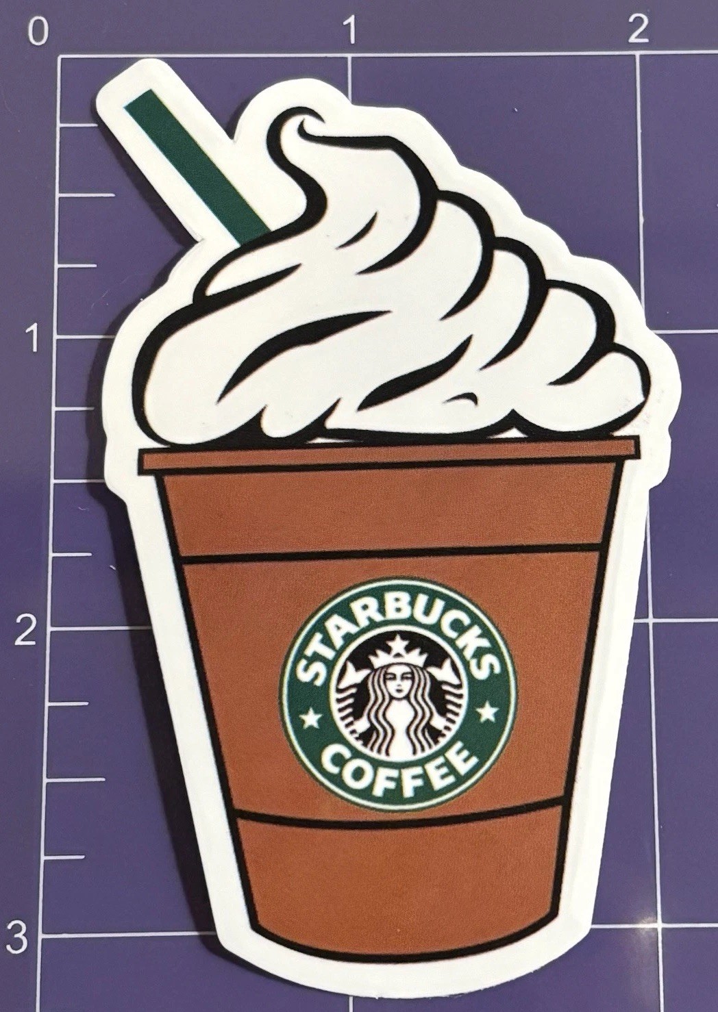 Starbucks Drink Cup Coffee Theme Vinyl Gloss Sticker #SB-2