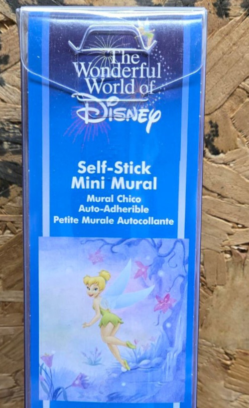 Disney Tinkerbell Self Stick Mini Mural Wall Decor Decal Peel & Stick Kid’s Room