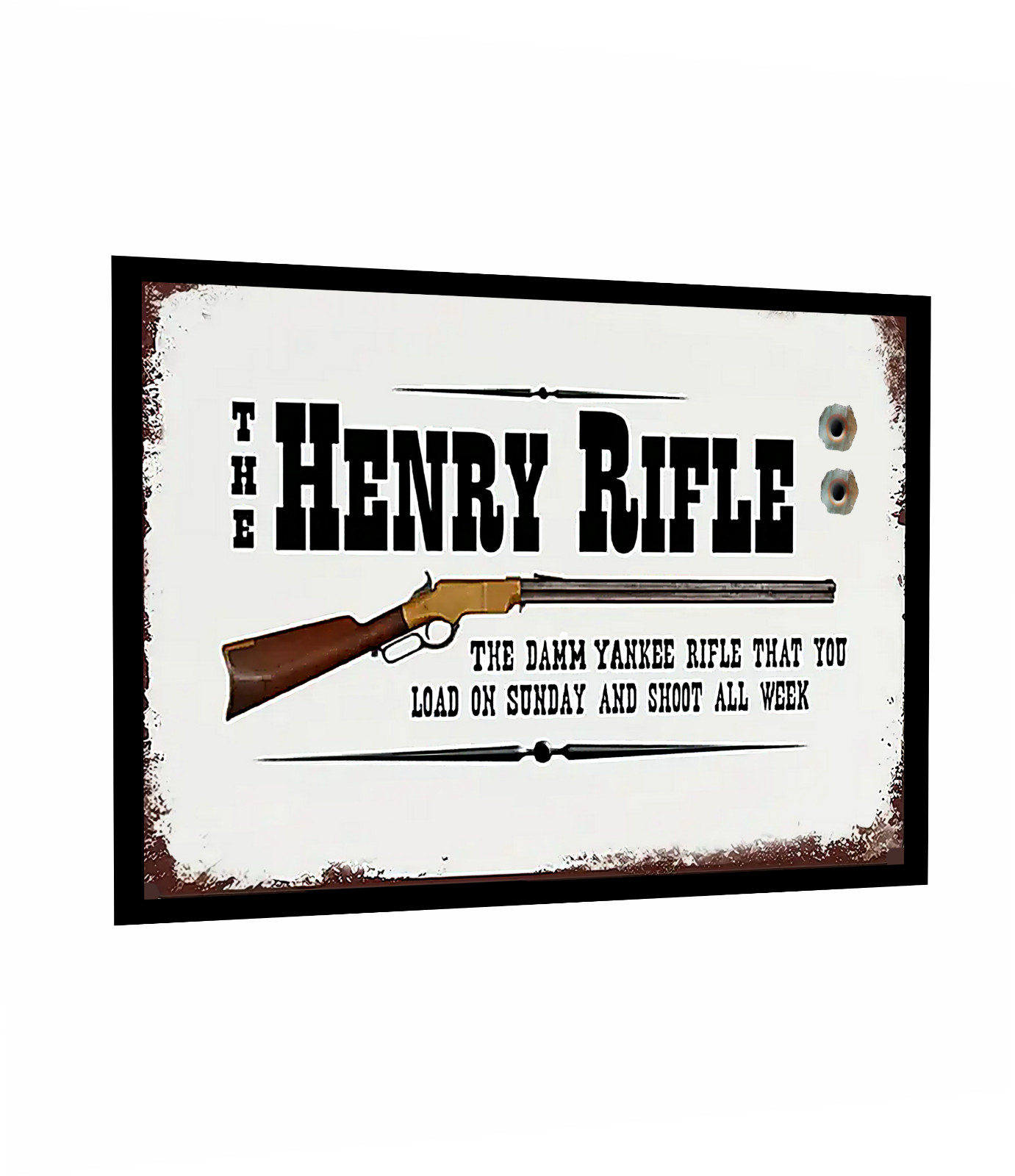 Henry Rifles Guns Firearms Big Game Ammunition Sign Sticker 4 SIZES