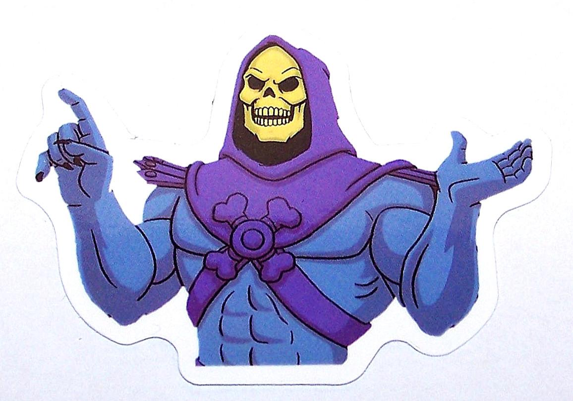 HE-MAN Logo Die Cut Sticker Decal TV Movie Cartoon – Masters of the Universe