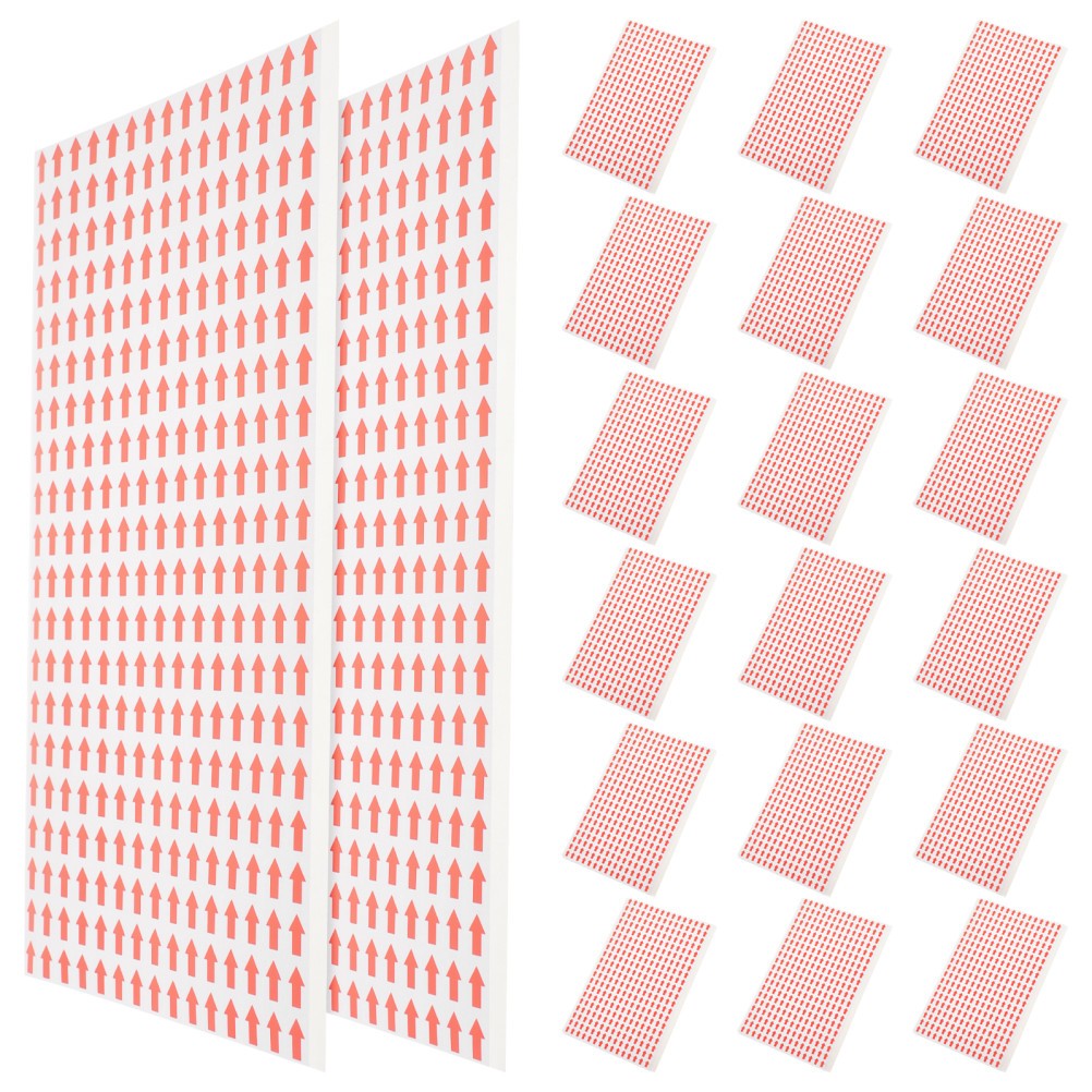 20 Sheets Label Stickers Direction Signs Arrows Directions Indication