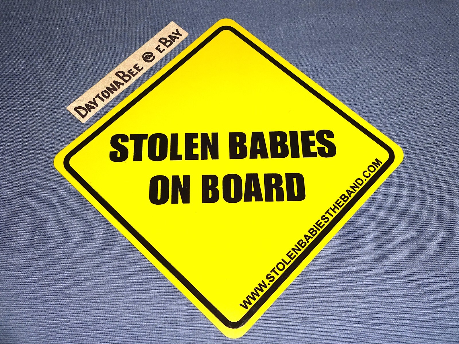 Stolen Babies There Be Squabbles Ahead 2006 Sticker 4.75″x4.75″ Push Button End
