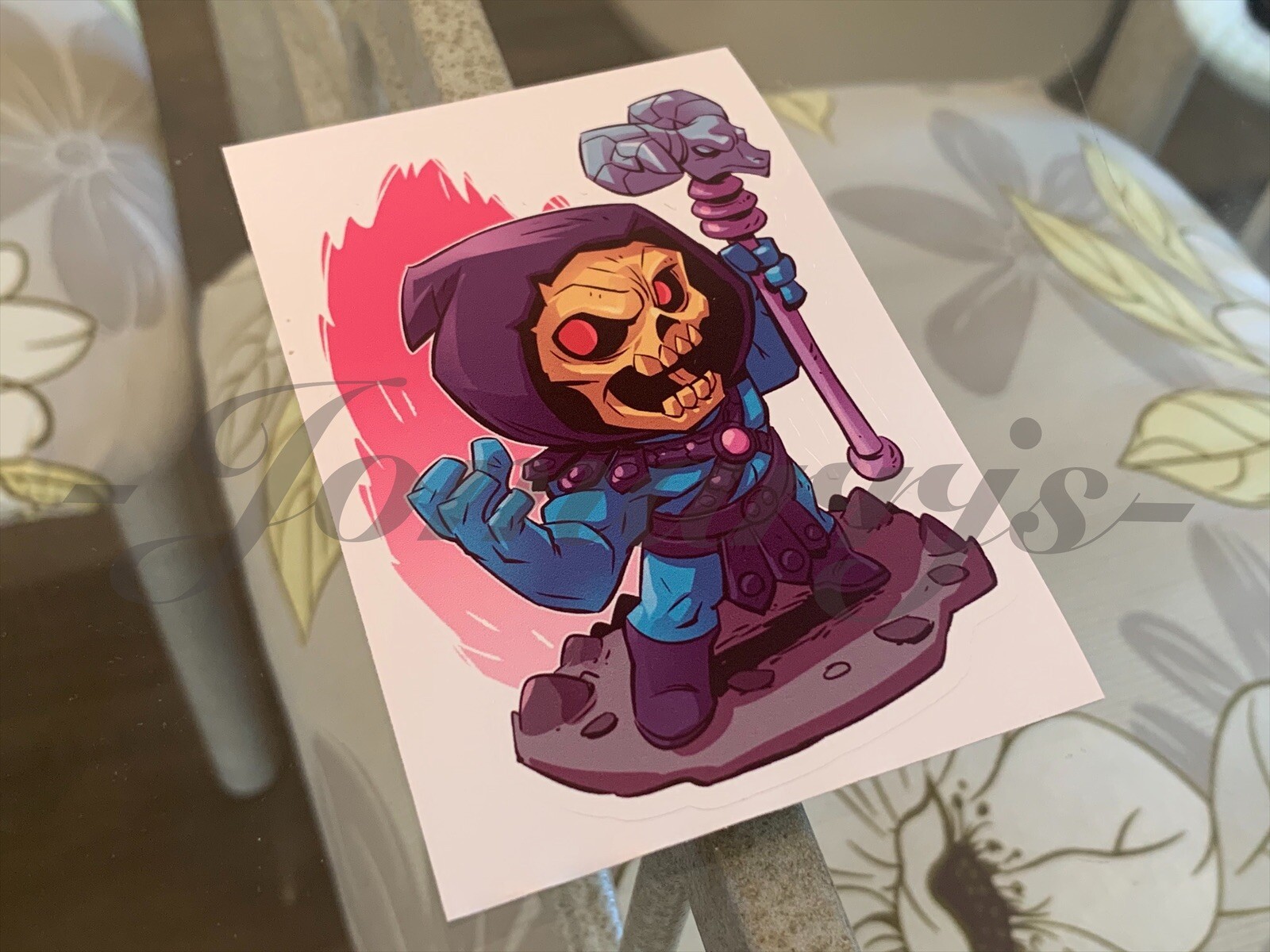 He-Man – Anime – Skeletor Keldor Chibi Custom Sticker Decal Sign dc comic