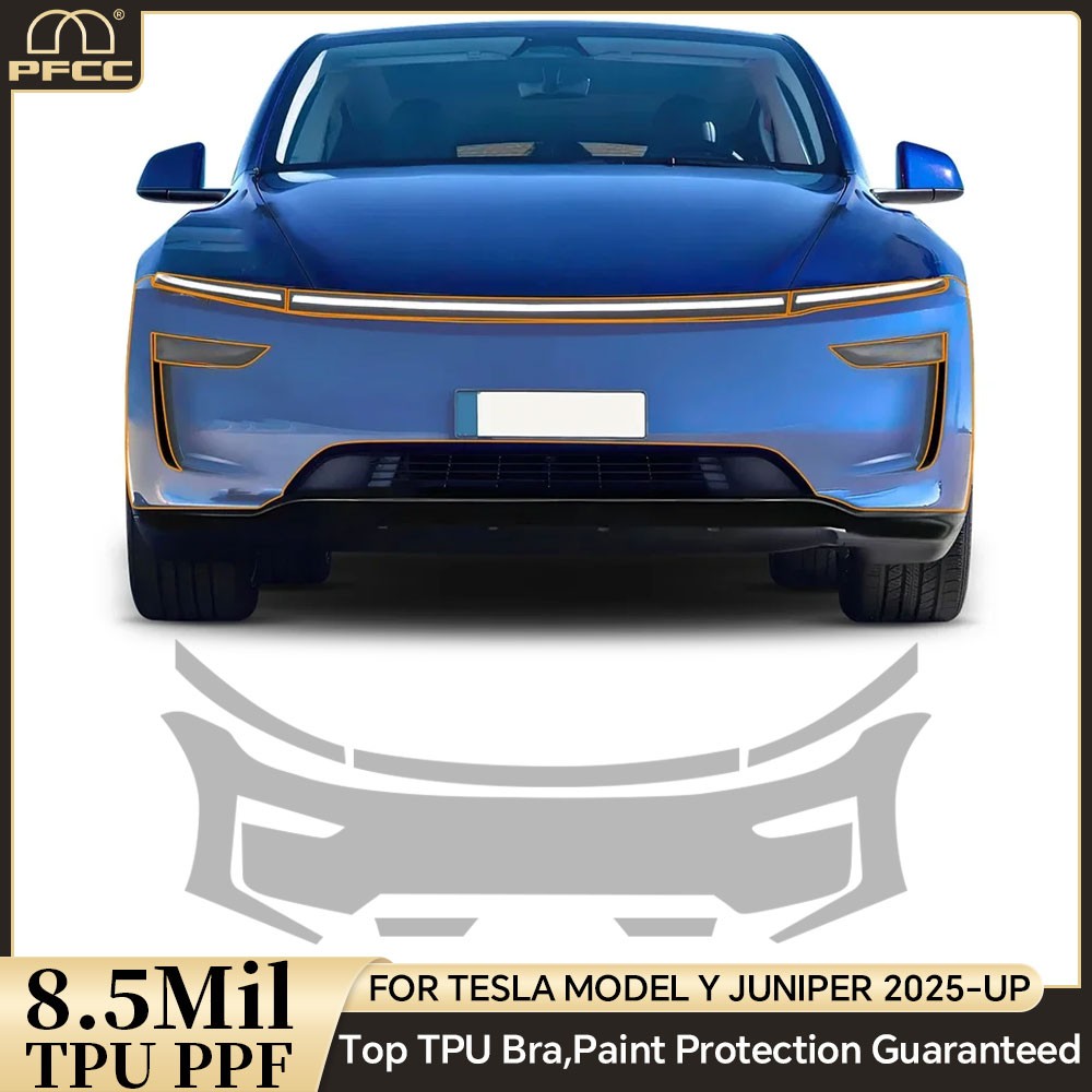 For Tesla Model Y Juniper 2025 Precut Paint Protection Film Clear PPF TPU Kit