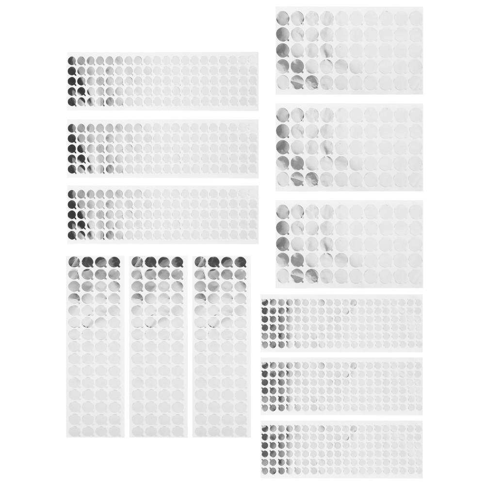 12 Sheets Oil Bottle Labels Stickers – 9mm, 11mm, 15mm, 19mm