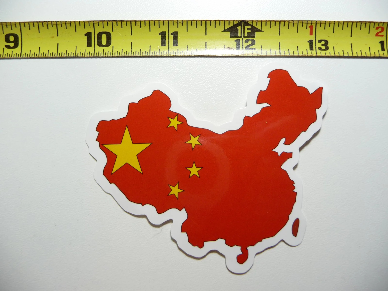 CHINA SMALL STICKER DECAL MAP FLAG COUNTRY OUTLINE SILHOUETTE LAPTOP