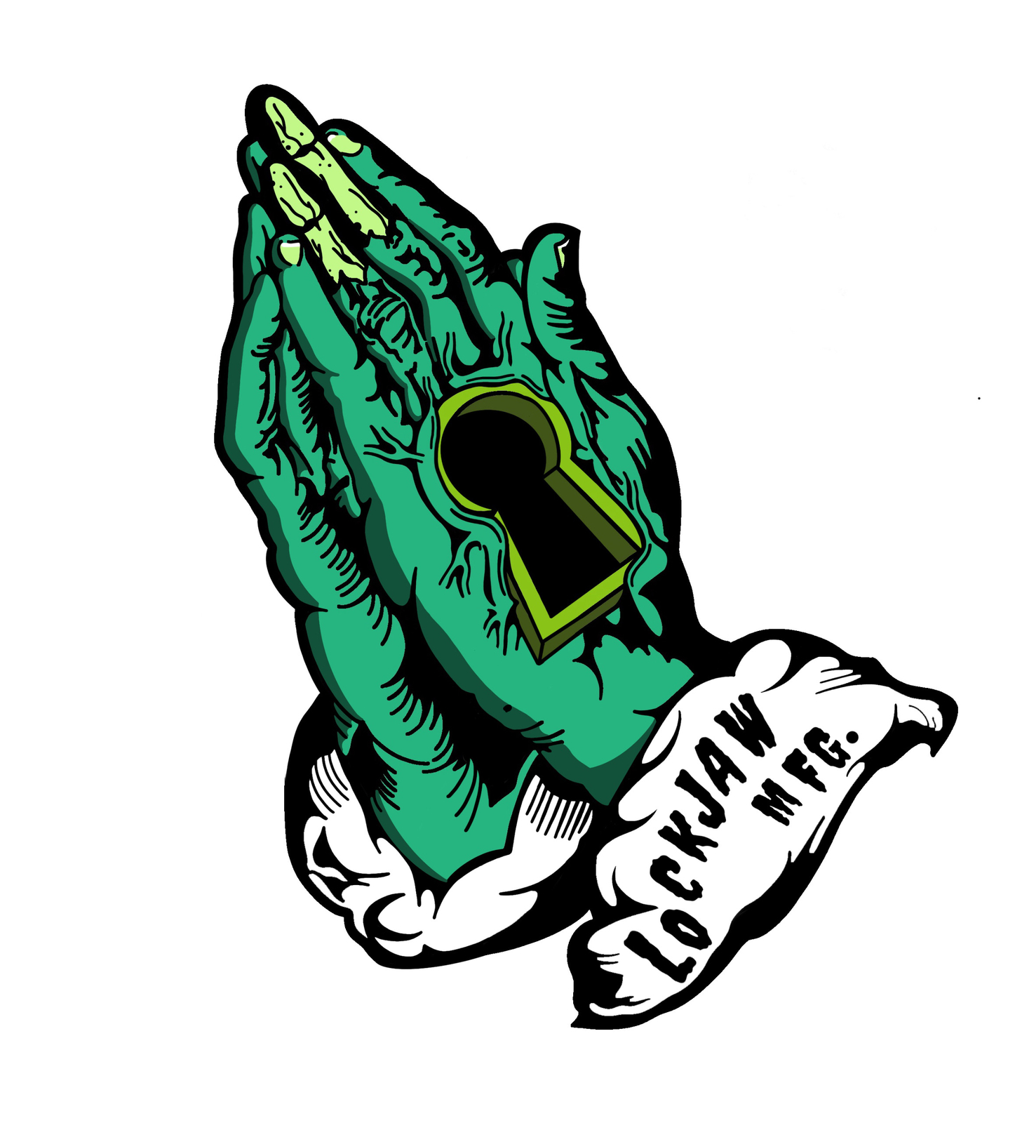 Keyhole Prayer Sticker