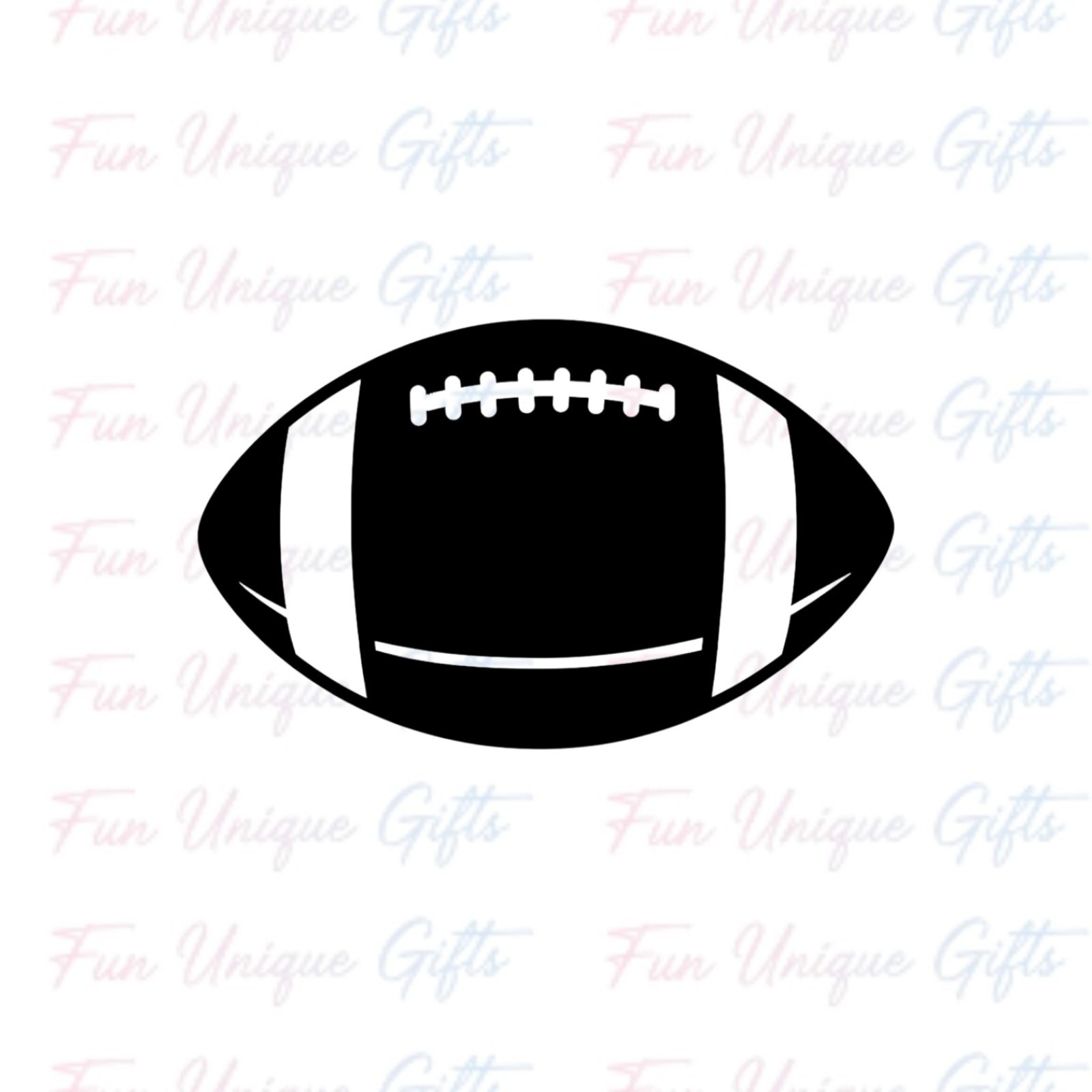American Football Sports Vinyl Decal Choose Size/Color Car Sticker FREE SHIP